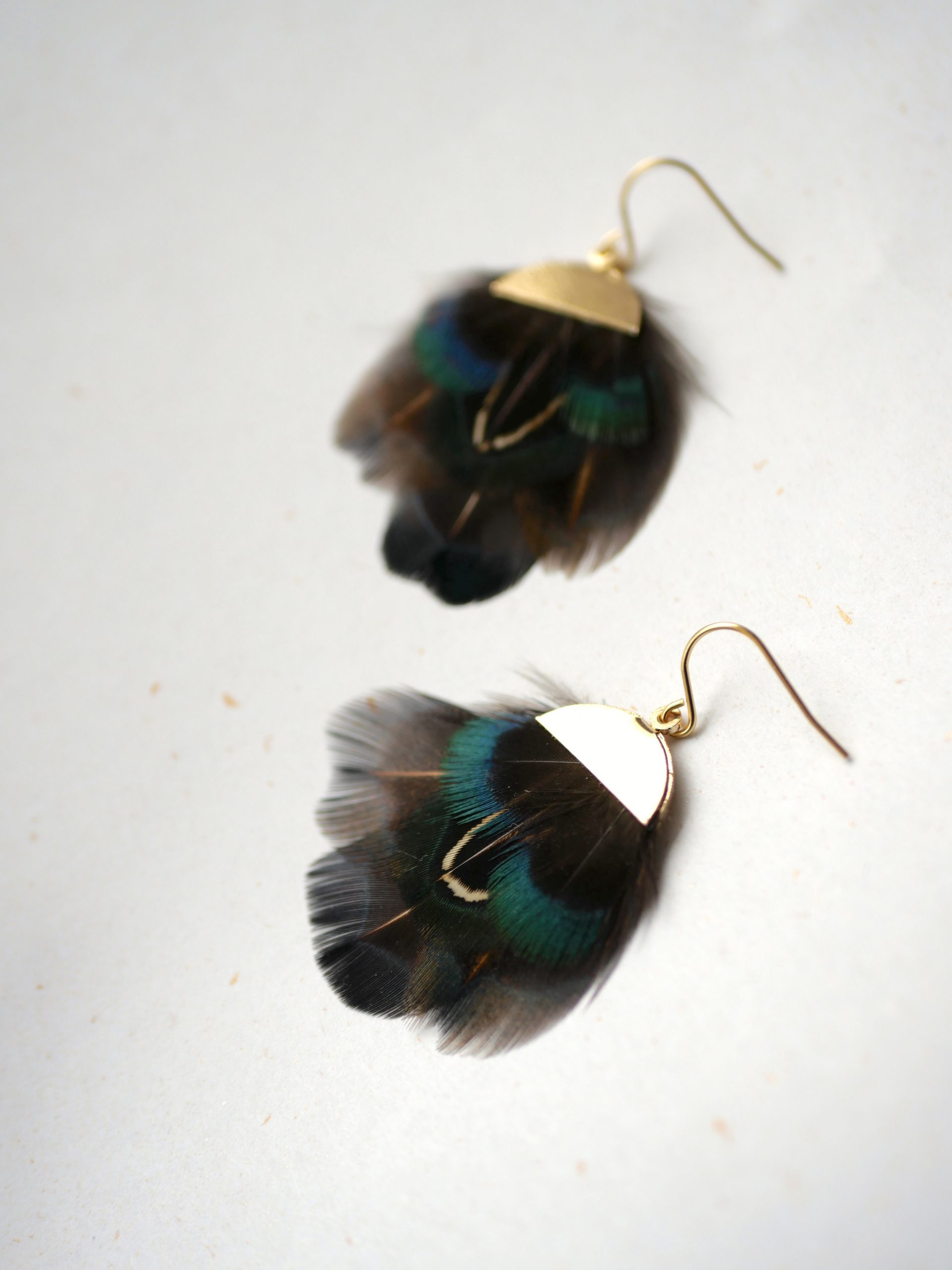 Boucles Marion | plume de faisan – Image 2